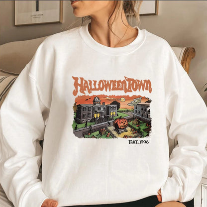 Retro HalloweenTown Movie 1998 Crewneck Sweatshirt