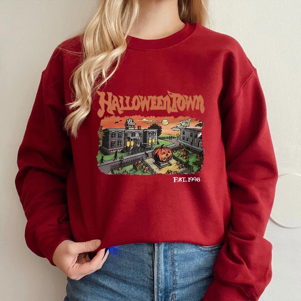 Retro HalloweenTown Movie 1998 Crewneck Sweatshirt