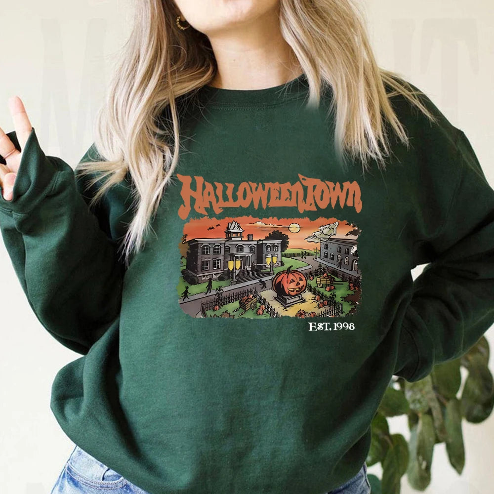 Retro HalloweenTown Movie 1998 Crewneck Sweatshirt